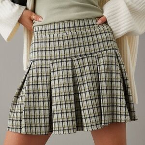 American Eagle Plaid Knit Skort